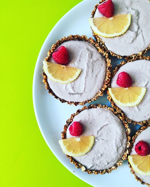 Raw vegan "cheesecakes" at Bonsai Bistro in Windhoek