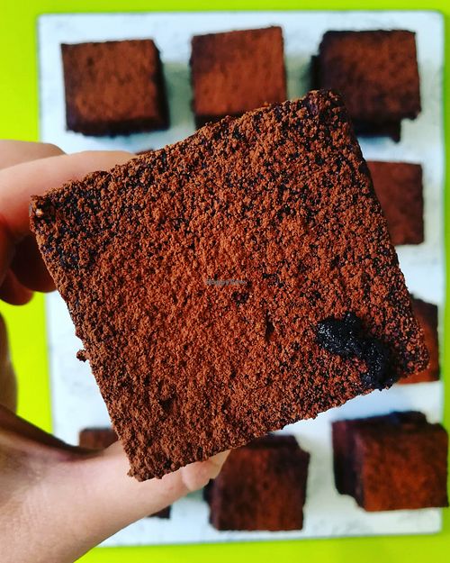 Vegan health brownies at Bonsai Bistro in Windhoek