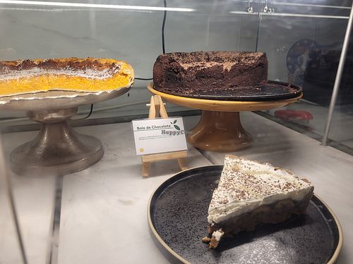Choices of cake at DaTerra in Aveiro