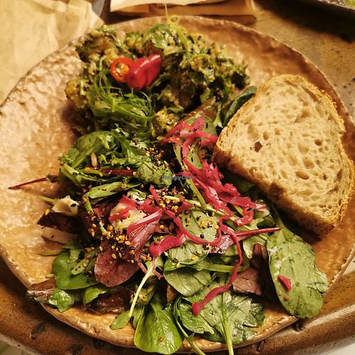 Herb tofu at Honest Greens - Plaça Catalunya in Barcelona