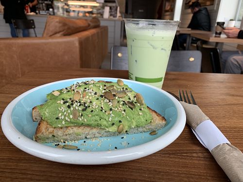 My usual at Acre Coffee in Petaluma