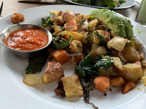 Roasted veggies  at Acre Coffee in Petaluma