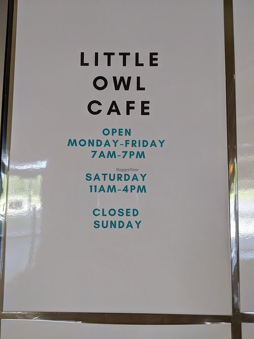 No soup on Saturday! at Little Owl Cafe in Fairbanks