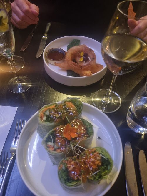 Summer rolls. at Chaophraya in Leeds