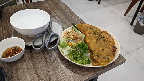 crispy!!! banh xeo - 2nd here at Chay Corner in Da Nang