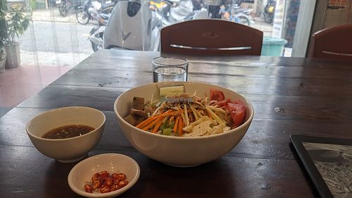 vermicelli veg bowl - pleasant enough at Chay Corner in Da Nang