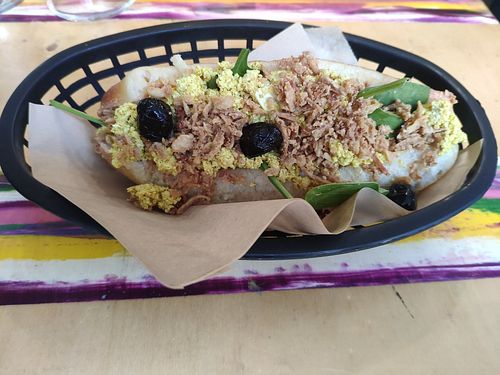 Tofu egg d'wich at Gurou Street Food in La Rochelle