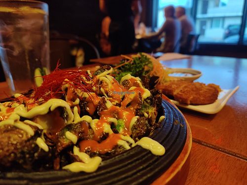 Brussel sprouts, don't miss them at Tane Vegan Izakaya in Honolulu
