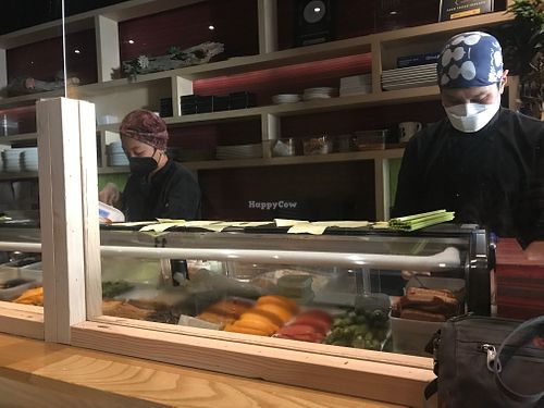 Sushi bar at Tane Vegan Izakaya in Honolulu