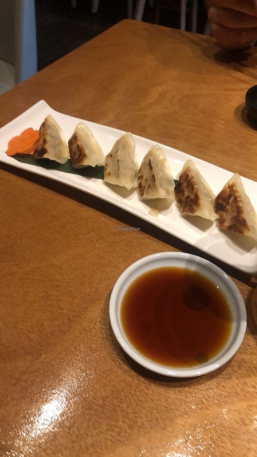 Gyoza at Tane Vegan Izakaya in Honolulu