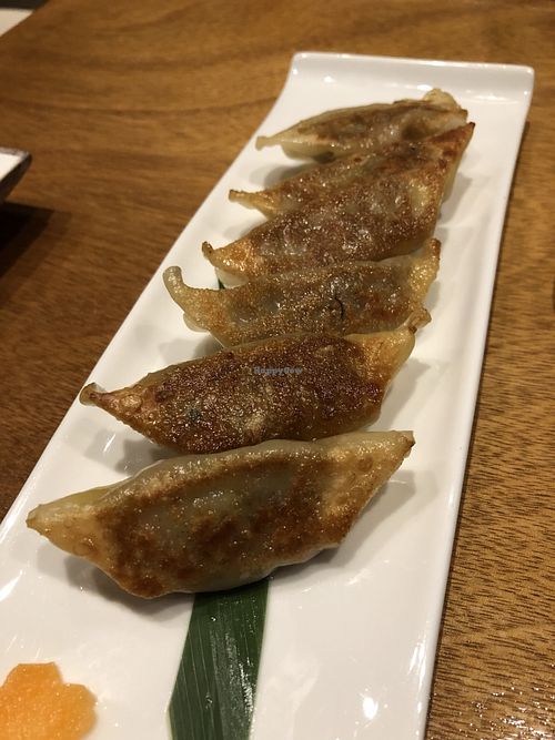 Gyoza  at Tane Vegan Izakaya in Honolulu