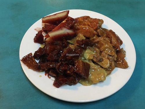 Mostly gluten appetizer at Lucky Creation Vegetarian in San Francisco