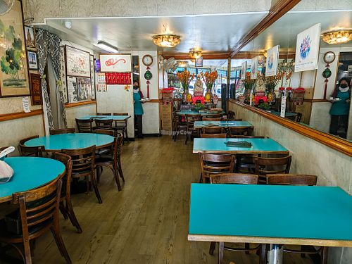 Inside of Lucky Creation Vegetarian at Lucky Creation Vegetarian in San Francisco