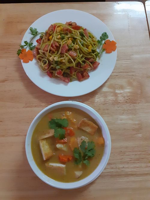 Vegan curry at Ginger Home in Sapa