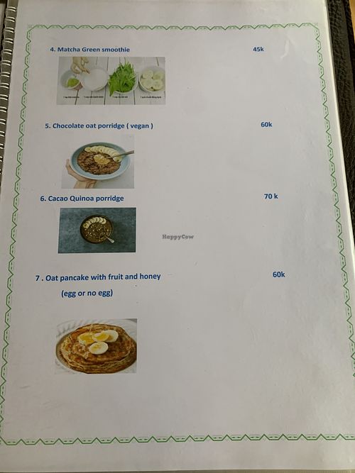 Menu page 3 at Ginger Home in Sapa