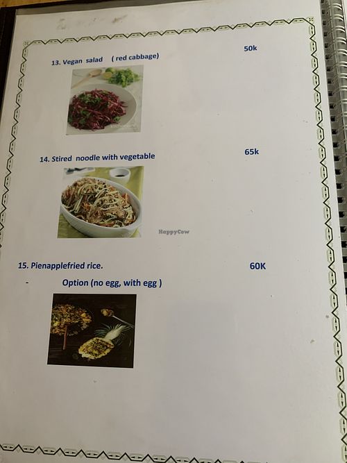 Menu page 6 at Ginger Home in Sapa