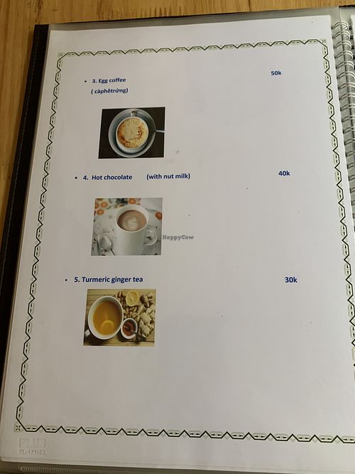 Menu page 12 at Ginger Home in Sapa