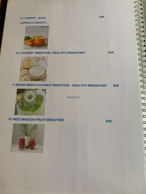 Menu page 16 at Ginger Home in Sapa