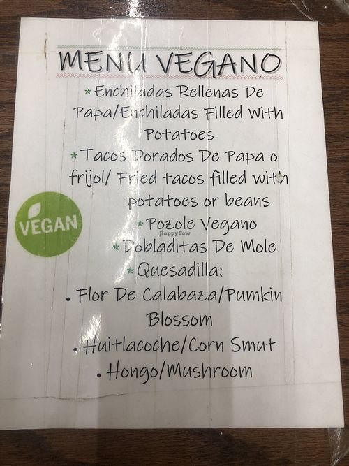 Menu  at El Charrito Market in Gilroy