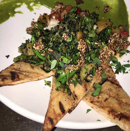Za'atar Flatbread at Millennium in Oakland