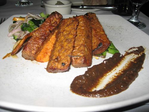 Tempeh dish at Millennium at Millennium in Oakland