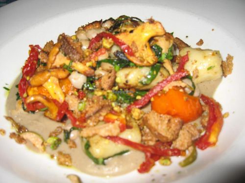 Gnocci with vegetables at Millennium at Millennium in Oakland
