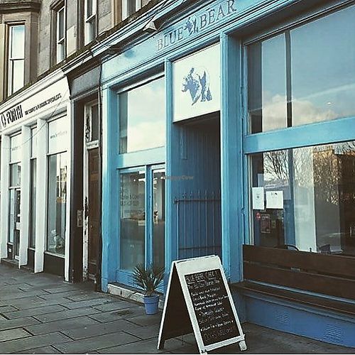 Blue bear. Insta at The Blue Bear in Edinburgh