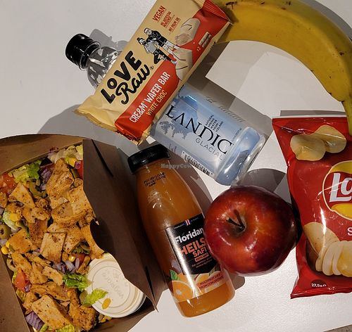 Pasta salad packed lunch at Junkyard in Reykjavik