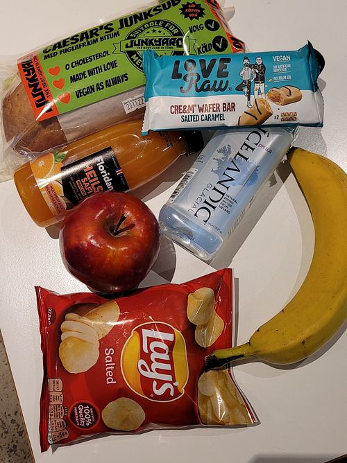 Caesar sub packed lunch at Junkyard in Reykjavik