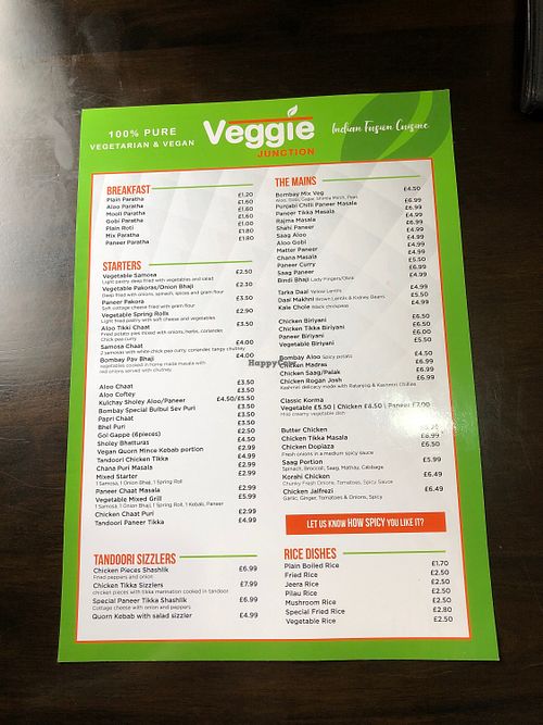   at Veggie Junction in Coventry