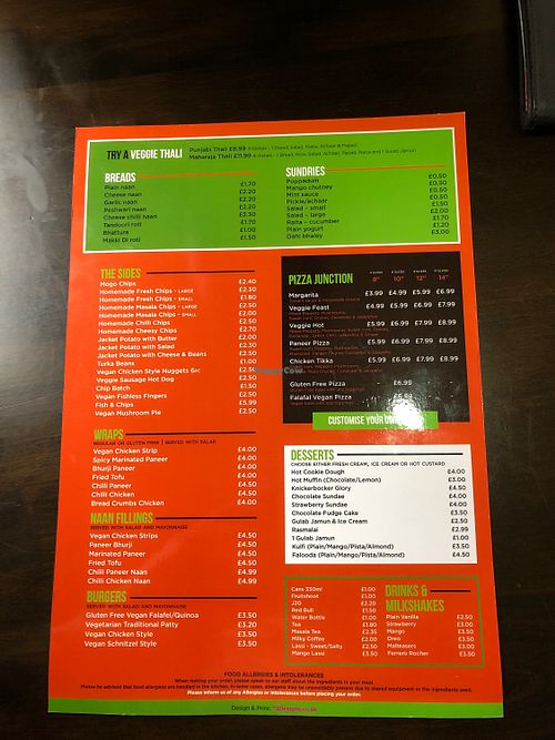   at Veggie Junction in Coventry