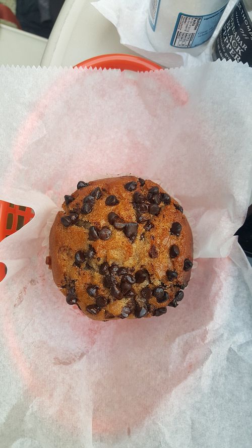 Banana and chocolate chip muffin (VG) at Cassava House in New York City
