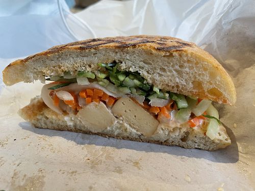 Another vegan banh mi pix at Mendocino Farms in San Ramon