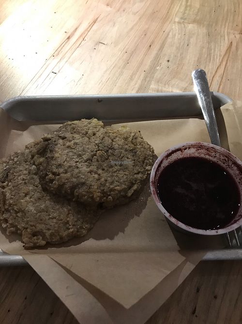 I cannot believe they call these “pancakes”, also way too overpriced at Tama Cafe in Raleigh