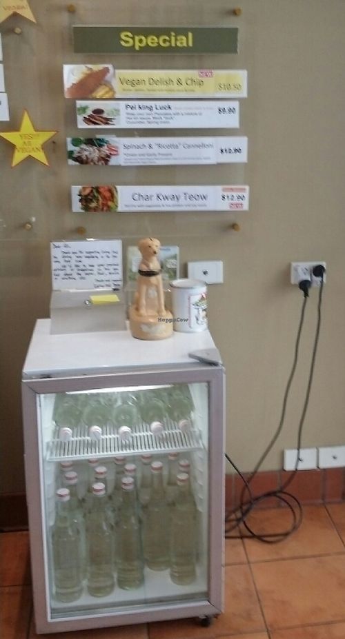 side menu at Loving Hut in Mount Gravatt