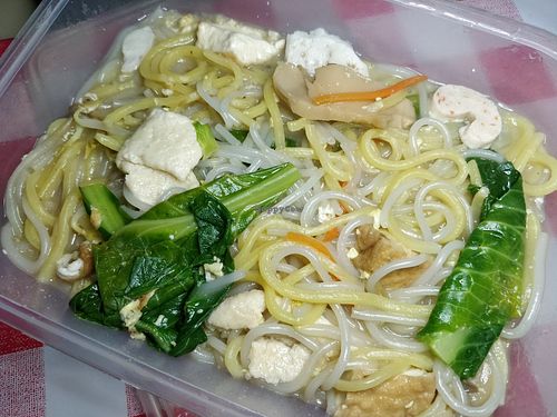 Hokkien Noodle 福建面 at SHU Vegetarian 蔬方斋 - Jurong West in Central Singapore