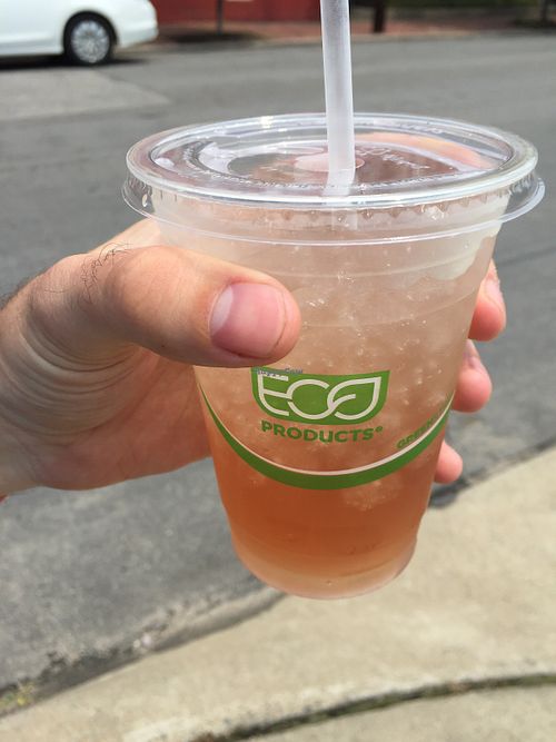 Cherry, maple, and mustard shrub! at Pomona in Richmond