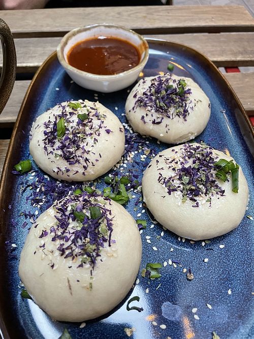 Bao buns  at no bones in Krakow