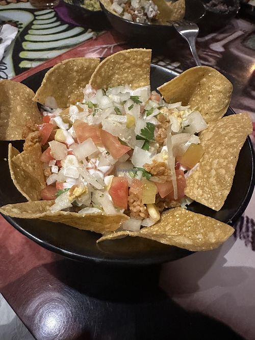 Vegan taco saladd #Veganuary at Maybe Later in Siem Reap