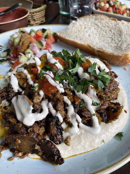 Seitan schwarma wow at Kuli Alma in Frankfurt