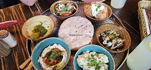 vorspisen teller at Kuli Alma in Frankfurt