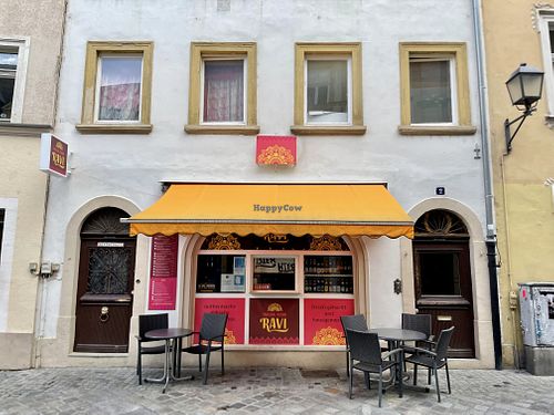 store front at Bistro Ravi in Bamberg