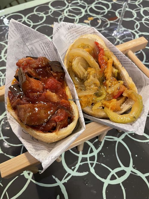 The 2 choices of pizzadillo  at Pizzadillo in Gran Canaria