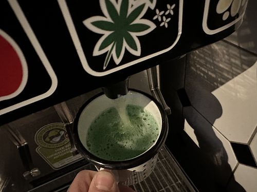 sweet woodruff lemonade  at Swing Kitchen - Schwedenplatz in Vienna