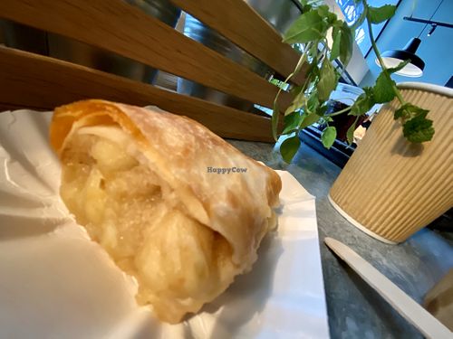 1/2 apple strudel at Swing Kitchen - Schwedenplatz in Vienna