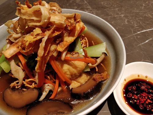 Crispy noodles at Real Food 真食 - Novena in Central Singapore