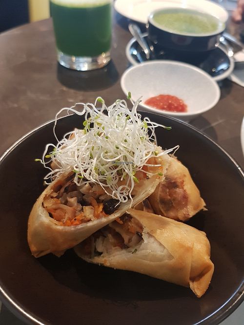Spring roll at Real Food 真食 - Novena in Central Singapore