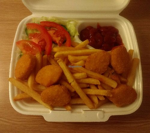 Vegan Nuggets & Fries at Nørresundby Pizza in Aalborg