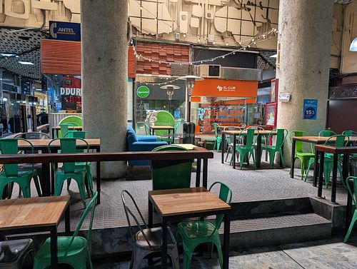 Seating at Guacamole in Montevideo