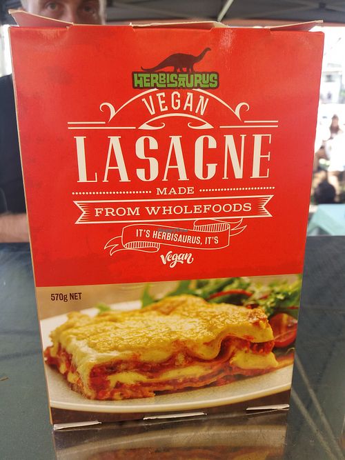 Lasagne at Herbisaurus in Cronulla